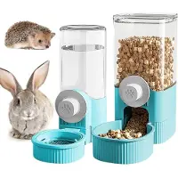 LONGZIMING -Automatische Voer- en Drinkdispenser voor Katten en Kleine Huisdieren – Hangend of Staand, Voedsel- en Waterautomaat voor Katten, Konijnen en Kleine Honden