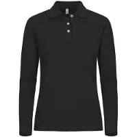 Clique Stretch Premium Polo, lange mouwen, damesmodel