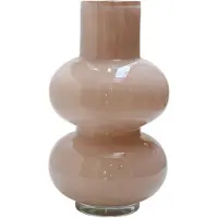 Vase the World Vaas Alima Elite | Ivory | Dik glas | Mondgeblazen | Ivory Rose | Ø20 x H35 cm