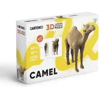 Cartonic - Camel - 3D puzzel- Speelgoed - DIY- Creatief - Karton - Voor kinderen en volwassenen
