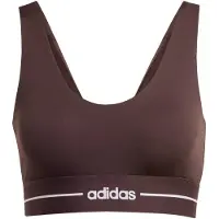 Adidas Sport bh 'Hyperglam' chocoladebruin / wit