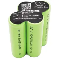 123accu Biohit 712898.01 / SA 712898 accu (4.8 V, 1500 mAh, huismerk)