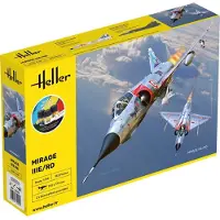 Heller Modelbouwpakket Militaire voertuigen - 35422 Mirage IIIE-O-R-RD-EE-EA - Starter Kit Plastic - 1:48 - Modelbouw