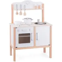 New Classic Toys Houten Speelkeuken - Wit - Inclusief Accessoires -
