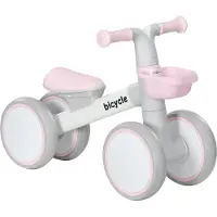 AIYAPLAY - Loopfiets voor kinderen - Aluminiumlegering - 56x27x39cm - Roze