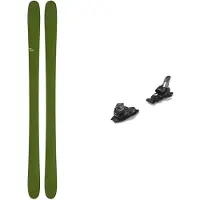 Candide Skis - Packs (ski's & bindingen) - Pack AREA 91 2026 voor Unisex van Hout - Groen