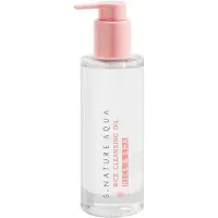 S.NATURE AQUA RIJST REINIGINGSOLIE 200ml | Niet-irriterende gehydrateerde rijstreiniger Smeltende mee-eter Dagelijkse make-up verwijderen | 6,76