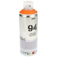 Montana MTN94 Fluoriserend Oranje spuitverf - 400ml lage druk en matte afwerking
