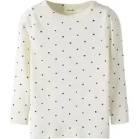 Lil´ Atelier Shirt 'NMFGago' donkerrood / wit