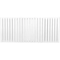 MonsterShop Ovale Kolomradiator - 600mm x 1440mm - Wit