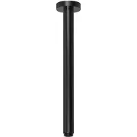 Hotbath Mate M453 plafondbuis 30cm geborsteld zwart PVD
