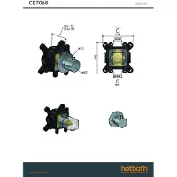 Hotbath HBCB7068 inbouwdeel