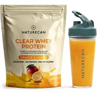 Naturecan Clear Whey Protein Bessen 1kg - Eiwit limonade - Wei-eiwitisolaat - 20 g eiwit