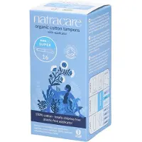 Natracare Tampons Super mit Applikator Bio-Baumwolle 16 St Tamponades