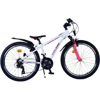 Volare XC Race Kinderfiets - 24 inch - 21 speed - Wit/Roze