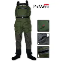Rapala X Protect 3+4 Breathable Wader Groen EU 40-41 / Short Man