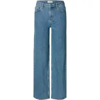 Selected Jeans 'SLFWide Bea-Kori' blauw denim