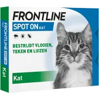 Frontline Spot On Anti Vlooien en Teken Druppels Kat vanaf 1 kg 3 pipetten