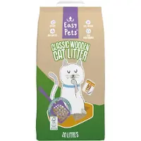 EASYPETS biodegradable classic houtkorrels kattenbakvulling 20 ltr