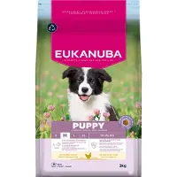 Eukanuba hondenvoer medium rassen kip voor puppy's - 12 kg