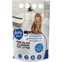 Duvo+ Premium Fijne Silica Kattenbakvulling - Klontvormend