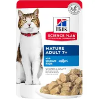 Hill's Pet Nutrition Science Plan Mature Adult - Zeevis - Maaltijdzakje