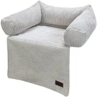 Designed By Lotte Bankkussen Ribbed Grijs 50 x 50 x 30 cm