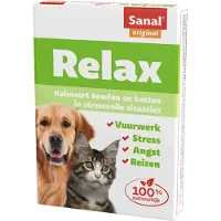 Sanal Relax Hond/Kat - Anti stressmiddel - 15 stuks