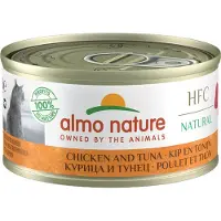 Almo Nature HFC Natural Kattenvoer Nat Kip & Tonijn 70 gr