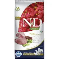 Farmina Pet Food N&D Quinoa, voor volwassen dieren, geschikt voor grote honden (26 tot 44 kg), middelgrote honden (11 tot 25 kg), met lam, 7 kg