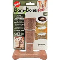 Spot Bam-Bones Easy Grip veilig kauwbot hond (rundsmaak) M x4