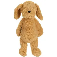 Beeztees Honden knuffel Vajen - Honden speelgoed - Hondenspeeltjes zonder piep - Pluche - Lichtbruin - 41x15x13 cm