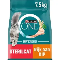 Purina ONE Adult Sterilcat Kip & Tarwe 7,5 kg Voeding