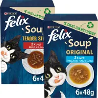 Felix Soup Vis Selectie 6 X 48 Gr