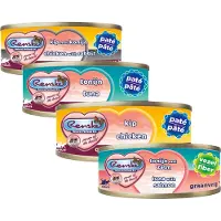 Renske 24x Vezel Kattenvoer Nat Tonijn - Zalm 70 Gr
