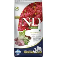 Farmina Pet Food N&D Quinoa, voor volwassen dieren, geschikt voor grote honden (26 tot 44 kg), middelgrote honden (11 tot 25 kg), met lam, 7 kg