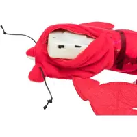 Trixie spartelgarnaal stof catnip rood - 23 cm - Speelgoed kat