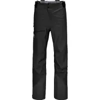 Ortovox - Toerskikleding - 3L Ortler Pants M Black Raven voor Heren van Wol - Maat XL - Zwart