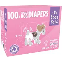 EASYPETS hondenluiers teef S/m 100 st