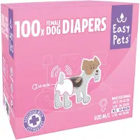 EASYPETS hondenluiers teef M/l 100 st