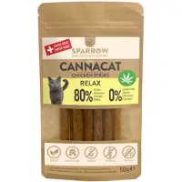 SPARROW Pet CannaCat Kip Sticks met CBD