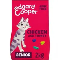 Edgard & Cooper Kattenvoer Senior Kip - Kalkoen 2 kg