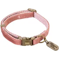 Designed By Lotte Hondenhalsband Velura Roze 20-30 X 1 Cm