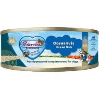 Renske vers bereid oceaanvis natvoer hond (blikjes) 2 trays (48 x 95 g)