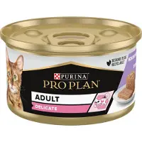 Purina Pro Plan Delicate Adult Cat Mousse met Kalkoen
