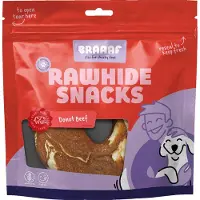 Braaaf Hondensnack Donut Rund & Vis 10-12 Cm 115 Gr
