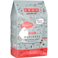 Grau Glutenvrij Hondenvoer Puppy Gevogelte