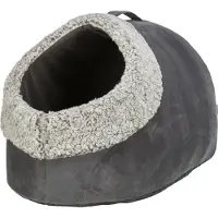 Trixie - Kattenmand- Iglo Calida - Warmtereflecterend - Grijs-Wit/Zwart - 50X30X35 cm