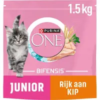 Purina One Kattenvoer Droog Junior Kip - Volkoren Granen 1,5 Kg