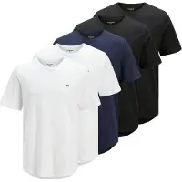 Jack & Jones Premium Shirt 'JPRBLABrody' donkerblauw / zwart / wit